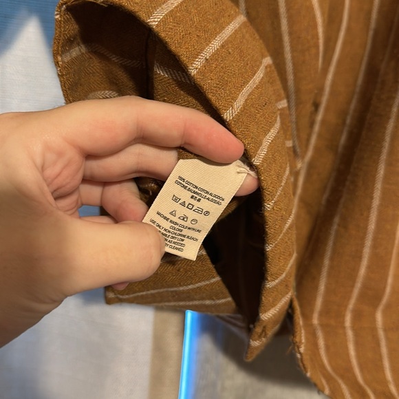 Free People Twill Cotton Herringbone Slouchy Blazer | Women’s Small - Picture 8 of 8